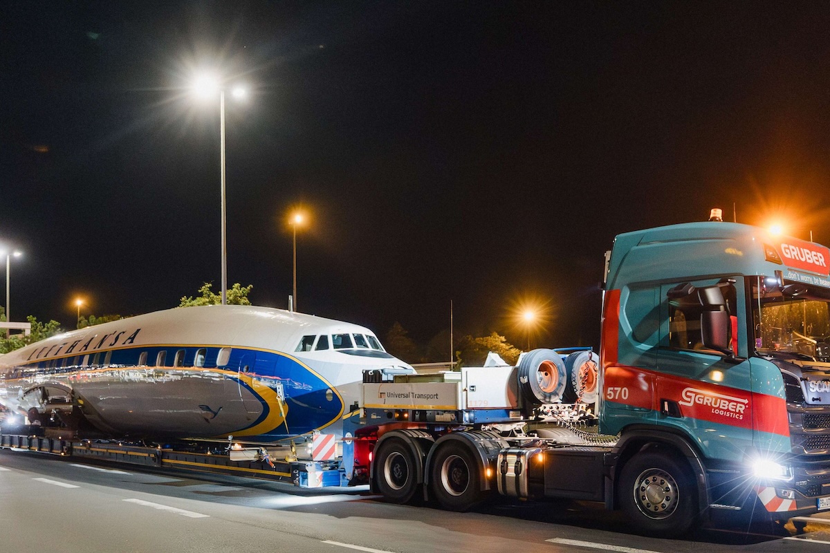 La Super Star torna a casa: Gruber Logistics riporta la storica Lockheed L-1649A a Francoforte