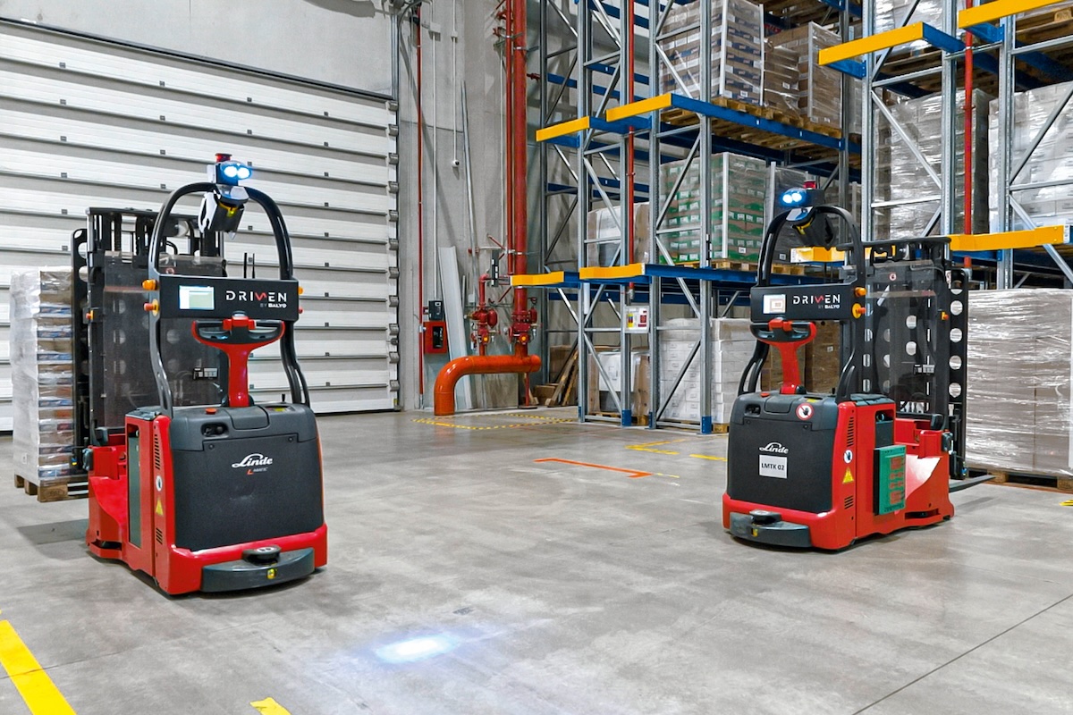 In arrivo i nuovi 'agv' (automated guided vehicles) L-MATIC HD di Linde Material Handling